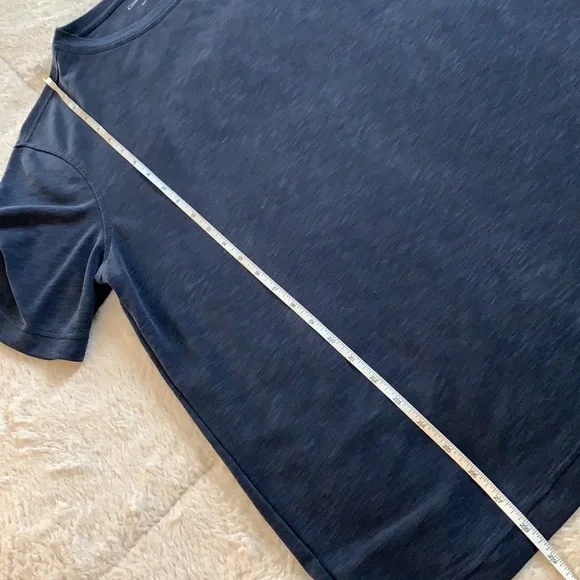 Men’s Croft & Barrow Navy Blue short sleeve Shirt EUC Large - Picture 11 of 11
